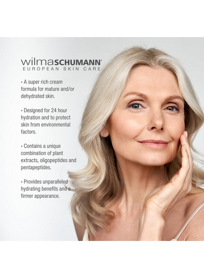 WILMA SCHUMANN Moisture Intensiv Restorative Crème Firming And Hydrating Face Moisturizer With Daily Protection For Dry Mature Or Dehydrated Skin Face Cream 1.7Oz/50Ml Luxury Skin Care - Image 5