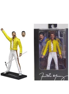 General Queen frontman Freddy '86 Magic Tour Movable Model Figure Ornaments  - Image 1