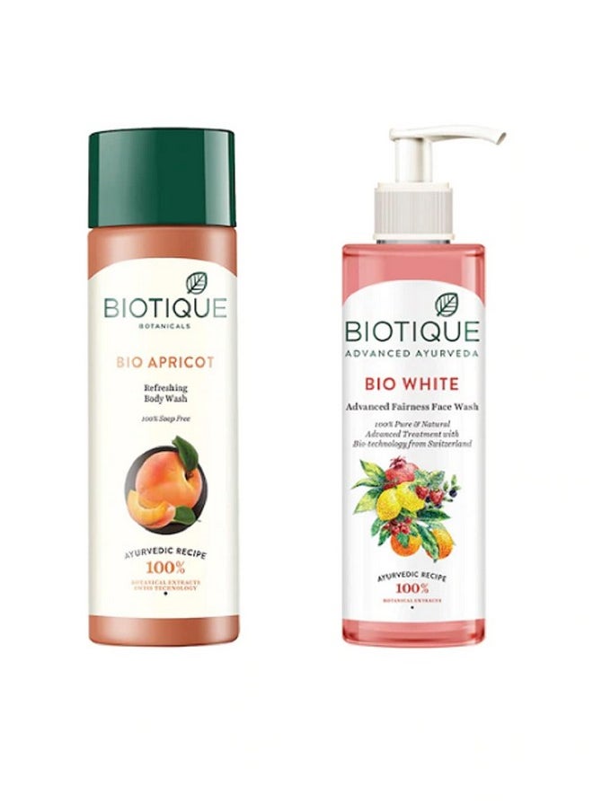 Biotique Set Of Body Wash & Face Wash  - Image 1