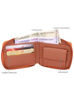 TNW TnW Small Women's Wallet -PU Leather Multi Wallets | Credit Card Holder | Coin Purse Zipper -Small Secure Card Case/Gift Wallet for Women (Tan)  - Image 2