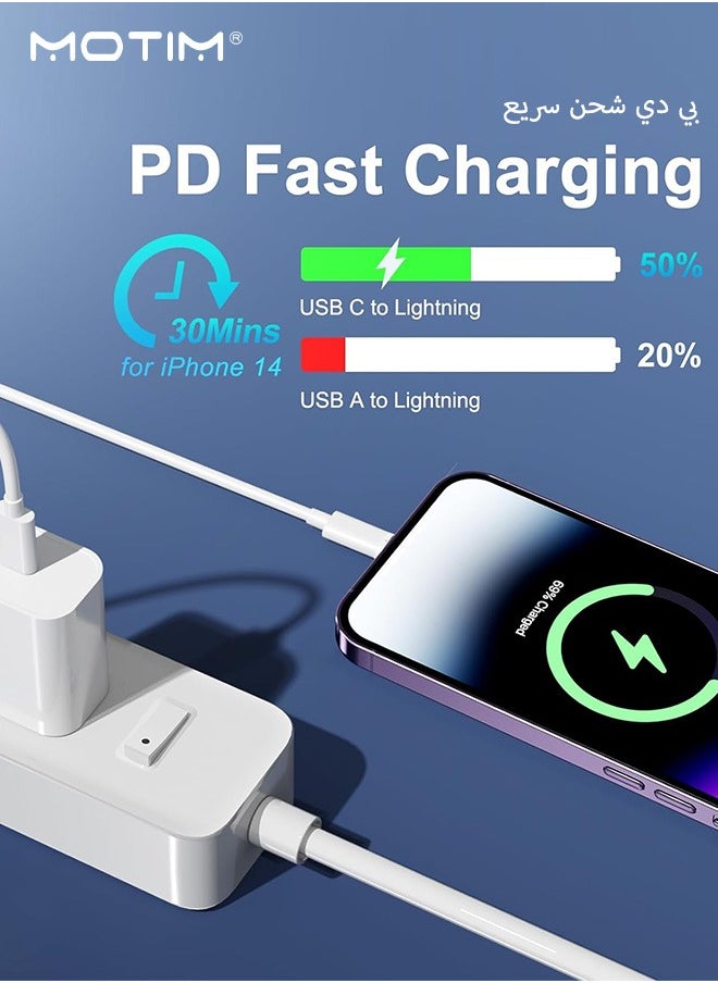Motim - USB-C To Lightning Cable, 1Meter, iPhone Charger Cable Fast Charging Power Delivery PD 20W iPhone Cable - Image 1