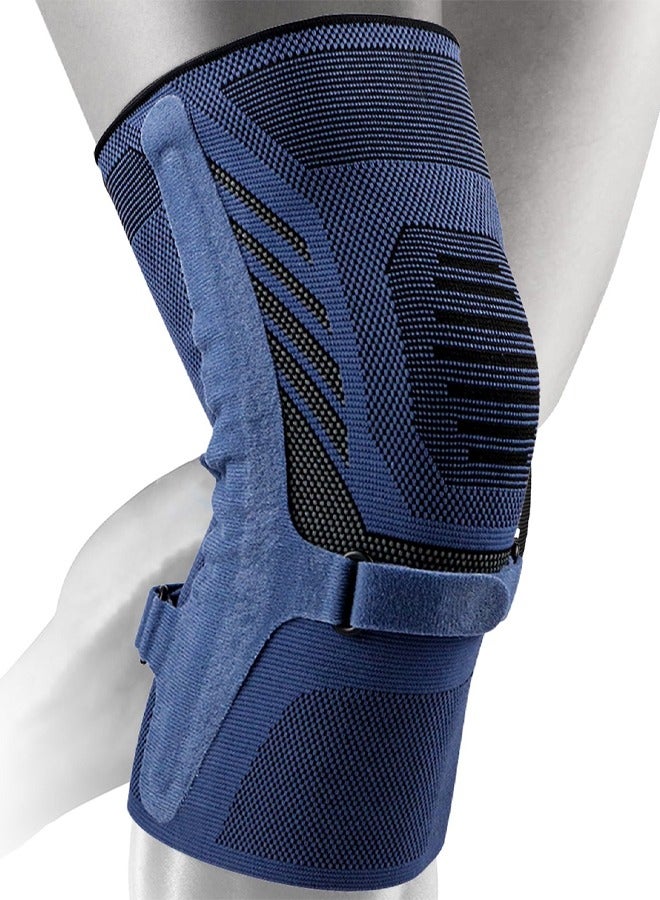 Bukela Knee Brace for Men Women Compression Knee Sleeve with Side Stabilizers Knee Support for Meniscus Tear Workout Sports Knee Protection for Arthritis Pain Relief Joint Pain - Image 1