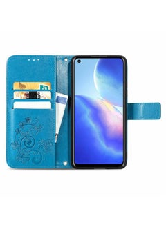 Zaboon Case For Blackview A90 Four-leaf Clasp Embossed Buckle Mobile Phone Protection Leather Case with Lanyard & Card Slot & Wallet & Bracket Function  - Image 3