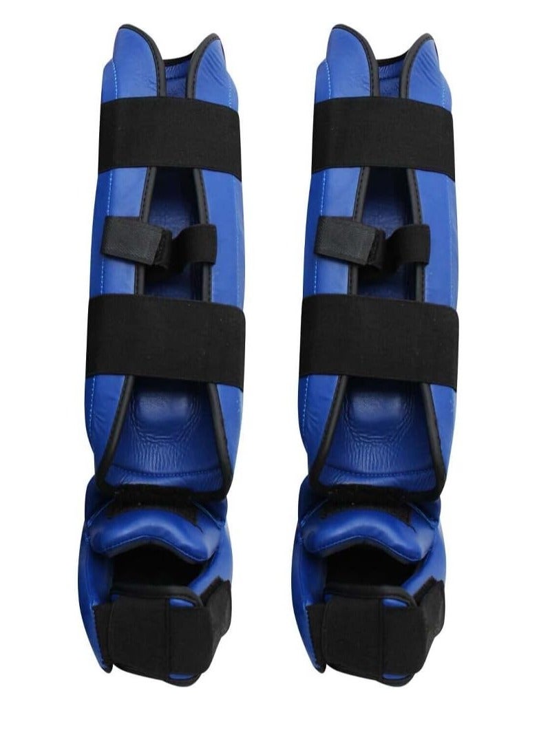 Spall Karate Shin Guards for Kids & Adults –Adjustable Foam Padded Shin & Instep Protection for Martial Arts, Taekwondo, Kickboxing  - Image 3