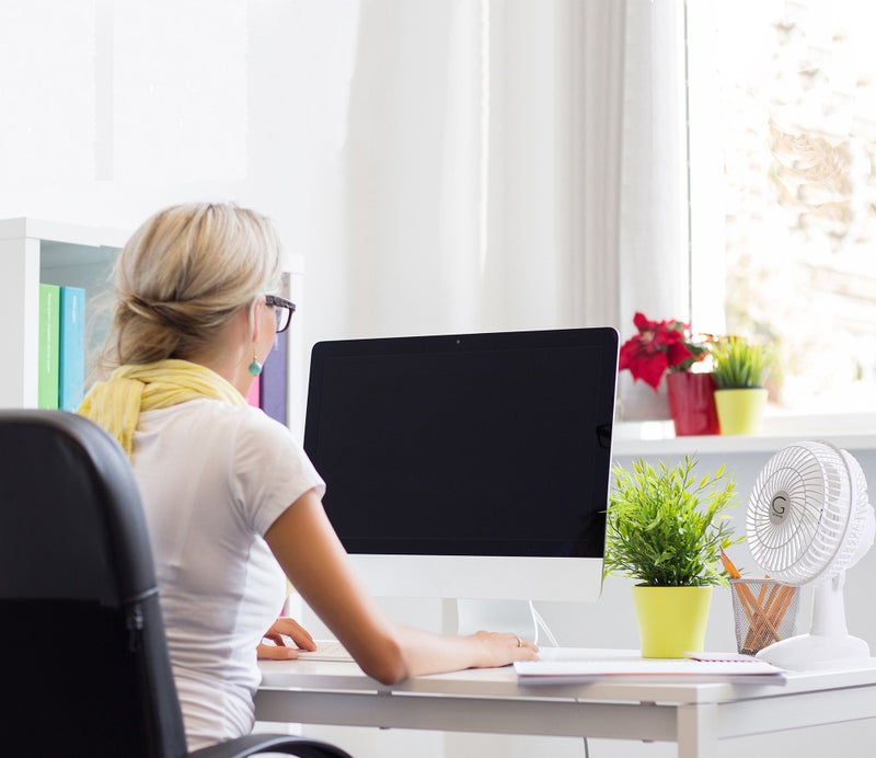 Genesis 6-Inch Clip Convertible Table-Top & Clip Fan Two Quiet Speeds - Ideal For The Home, Office, Dorm, More White - Image 5