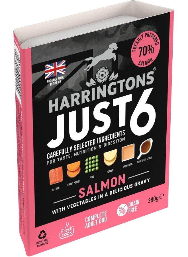 Harringtons Just 6 Salmon Grain Free Wet Dog Food - Image 1