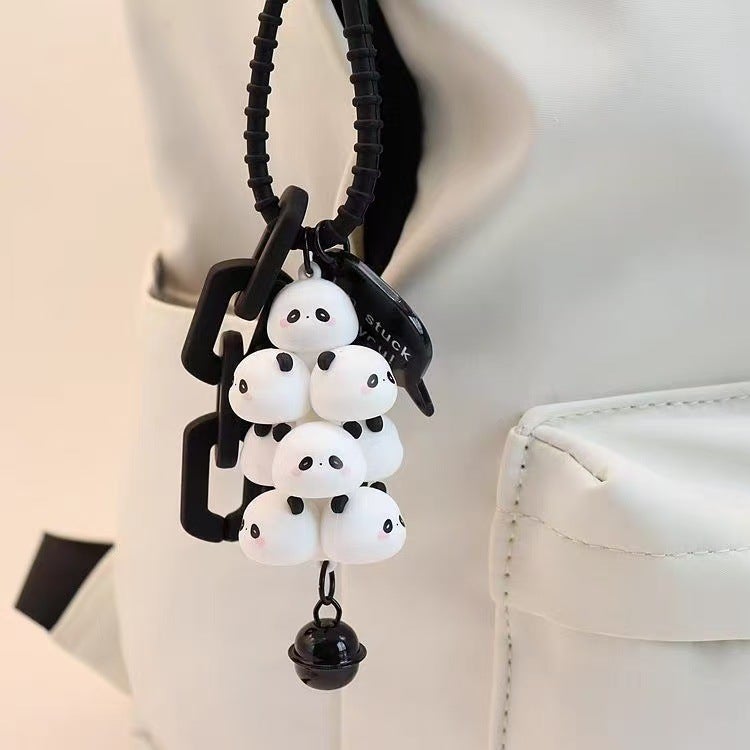 Stackable Pig Keychain - Silicone Cartoon Animal Pendant - Image 2