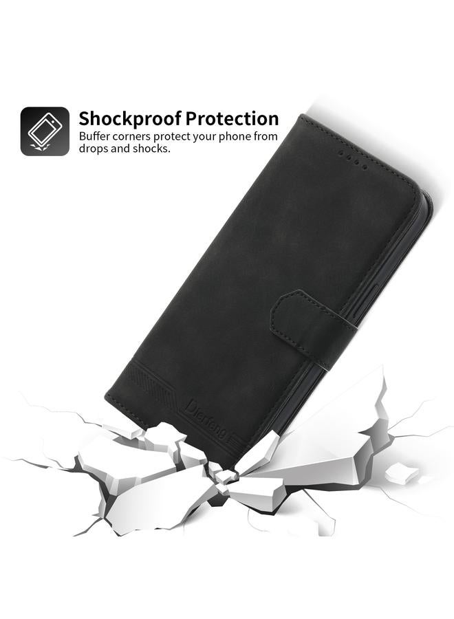 S-TOP Case For Samsung Galaxy S21 Ultra 5G Dierfeng Dream Line TPU + PU Leather Phone Case - Image 5