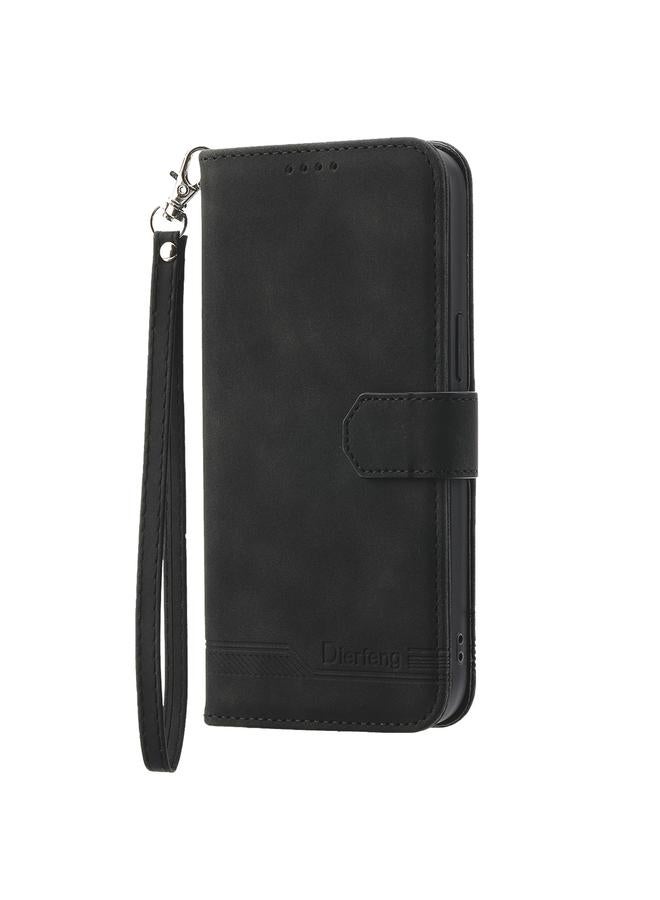 S-TOP Case For Samsung Galaxy S21 Ultra 5G Dierfeng Dream Line TPU + PU Leather Phone Case - Image 2