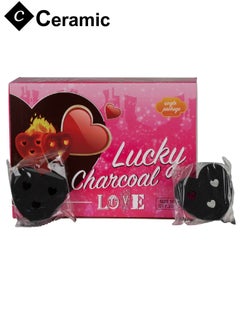 CERAMIC Lucky Charcoals Love Quick Ignite and Long Lasting 20 Pieces  - Image 2
