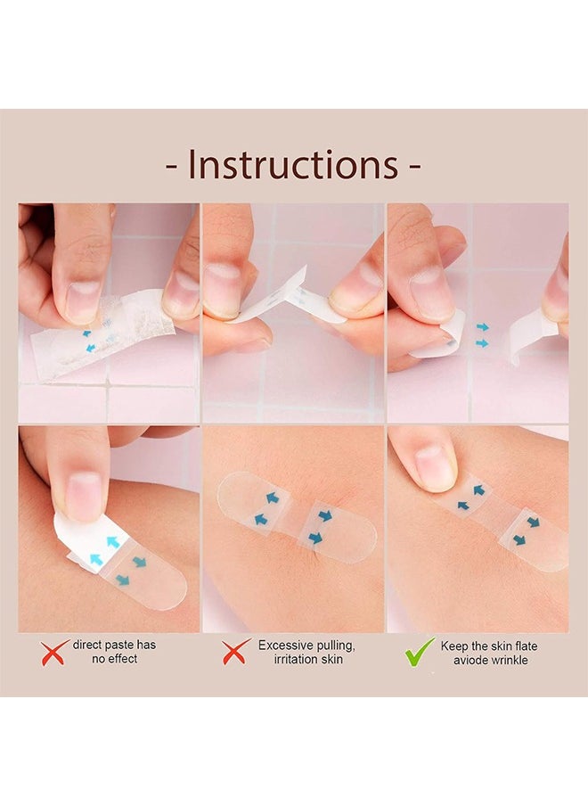HY Face Neck and Jaw Lifting Patches Set of 40 Pieces, Face Lift Tape for Double Chin Wrinkles Lifting Saggy Skin, Lift Face Lifter Tape  - Image 5