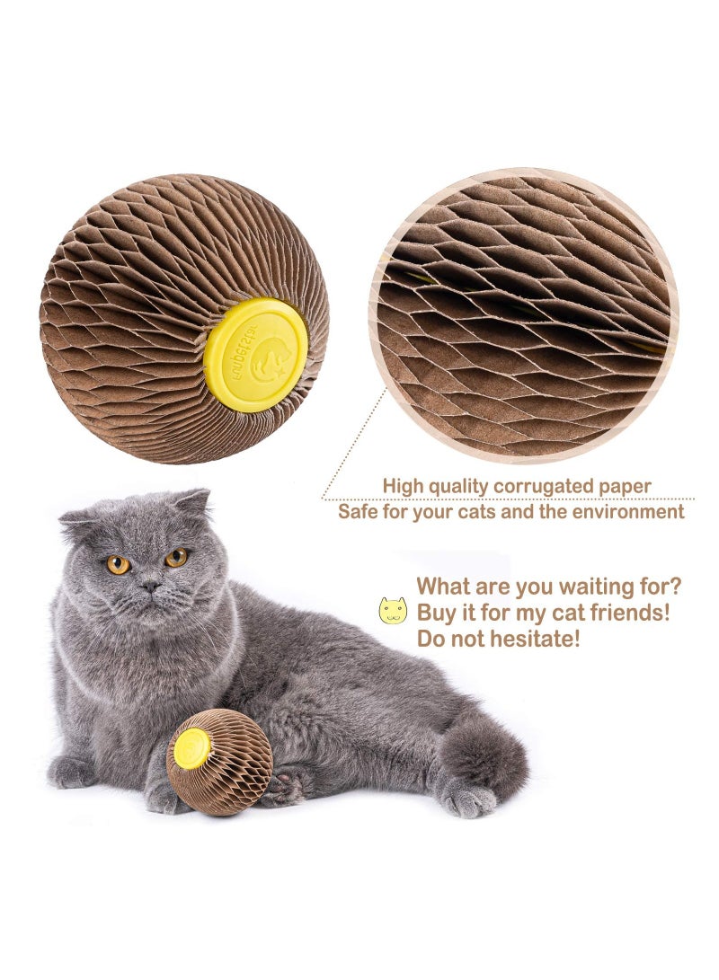 Interactive Catnip Ball Toy for Cats Refillable Fun Ball for Healthy Play Reduces Obesity and Loneliness - Image 4