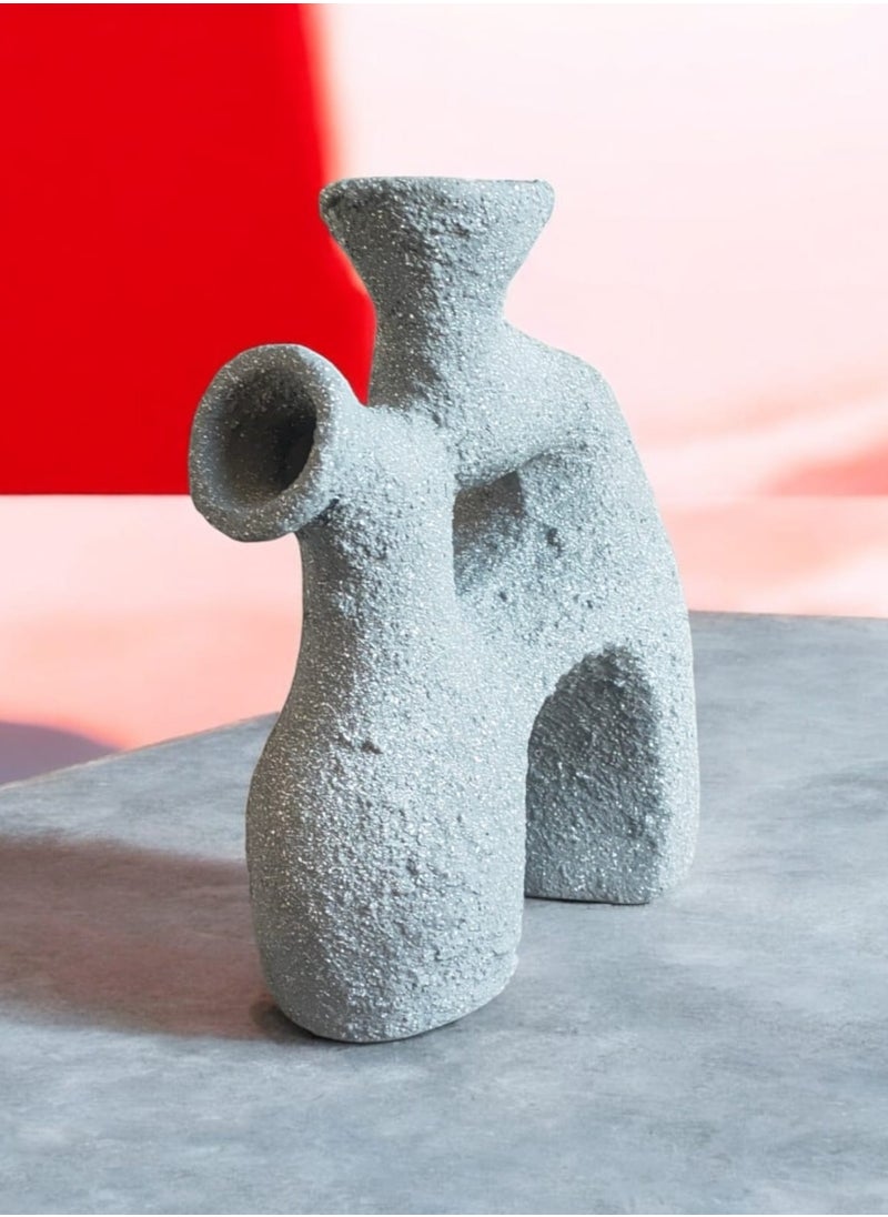 color zone pottery - Decorative pottery vase for office and home - Image 1