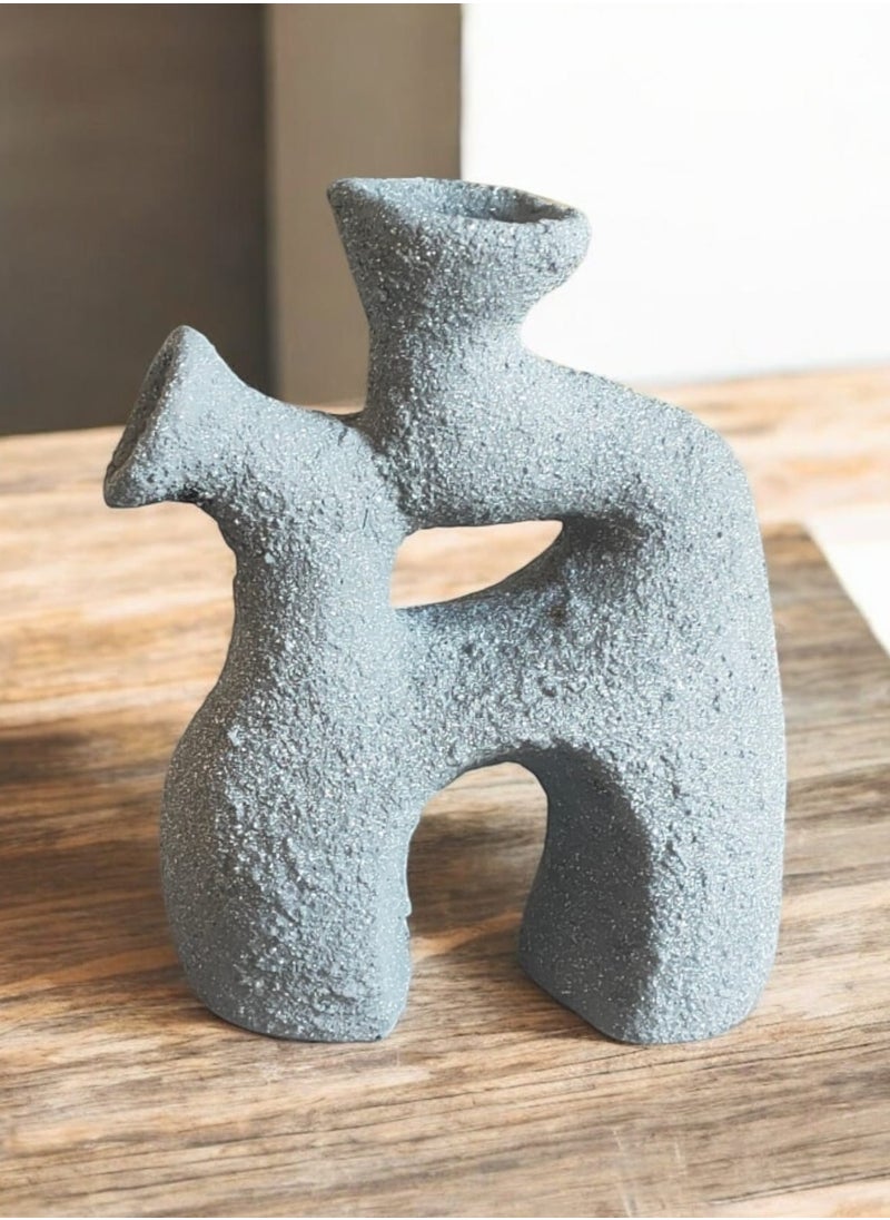 color zone pottery - Decorative pottery vase for office and home - Image 1