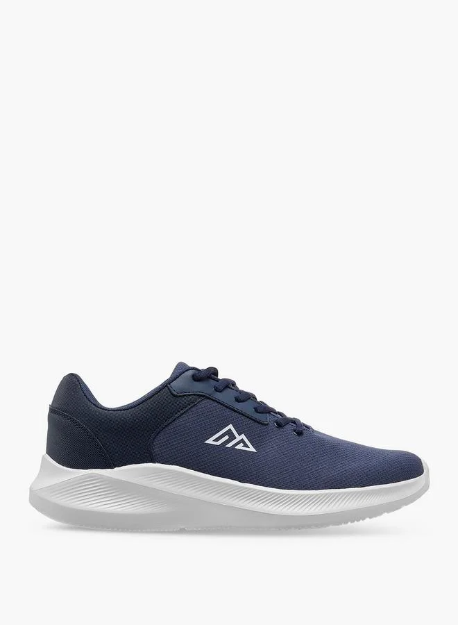 Oaklan by Shoexpress NAVY Textured Sports Shoes with Lace-Up Closure for Men | Best Price UAE