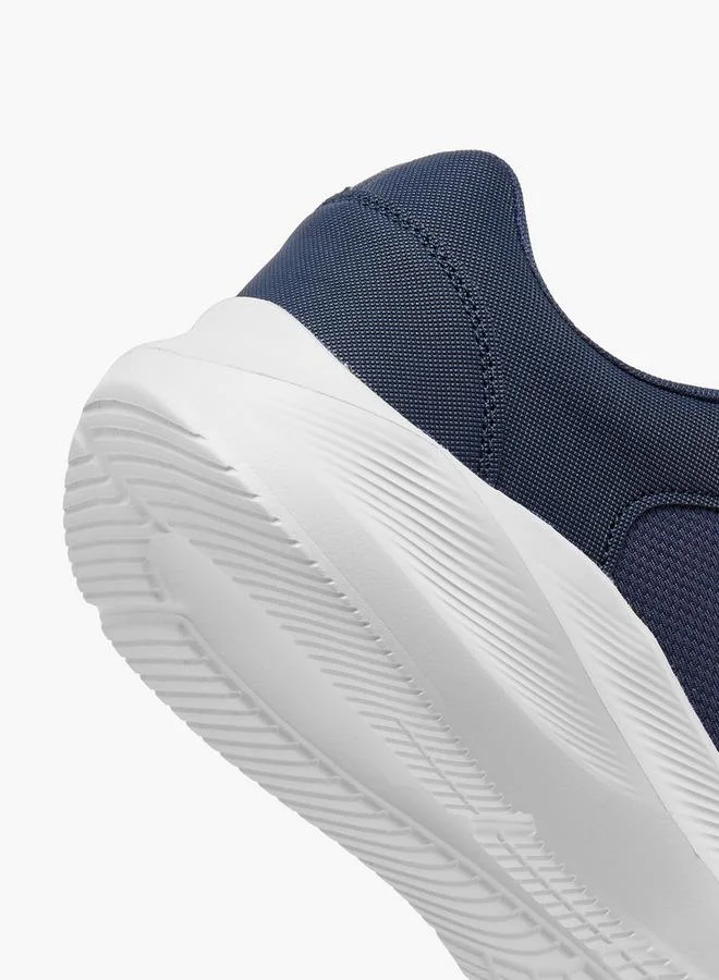 Oaklan by Shoexpress NAVY Textured Sports Shoes with Lace-Up Closure for Men | Best Price UAE