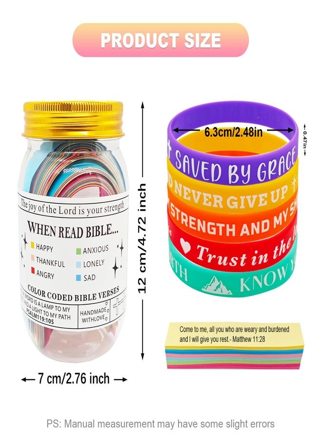 Tasttin Bible Study Jars with 5 Religious Bracelets for Teens, Student-Christian Learning Activity Kit for Sunday School,Student Prizes, Birthday, Graduation Gifts (Regular Edition) - Image 4
