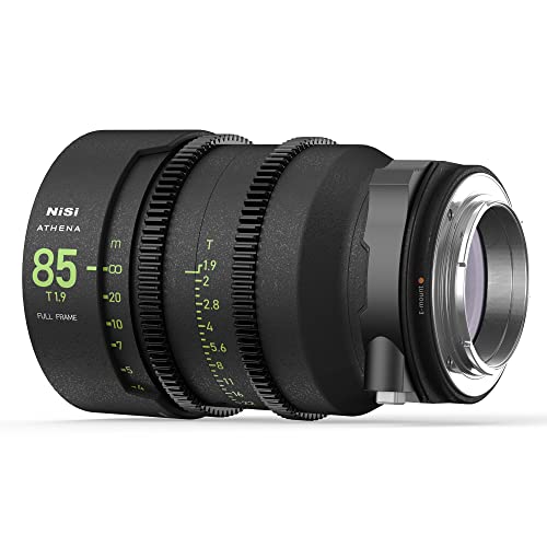NiSi Athena Prime 85mm T19 Full Frame Cinema Lens E Mount Compatible with Sony DropIn Filter MicroContrast Control Soft Bokeh Uniform Weight UltraLow Chromatic Aberration and Quality Image - Image 3