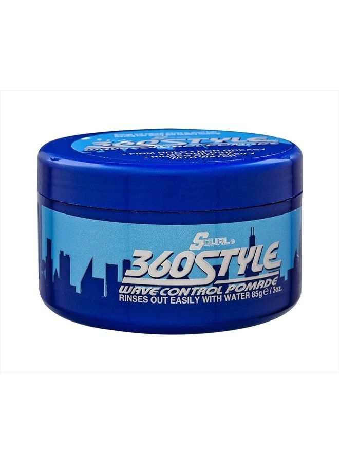 Luster's Lusters S-Curl 360 Wave Control Pomade 3 Ounce (88ml) (2 Pack) - Image 1