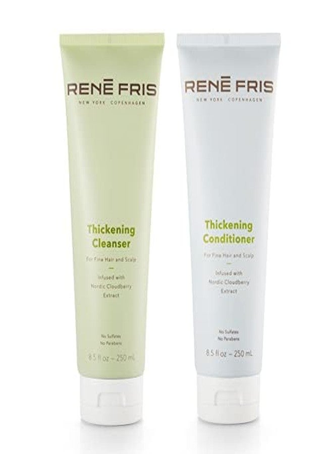 RENEFRIS Thickening Shampoo and Thickening Conditioner 250ml - Volumising 2-in-1 Shampoo and Conditioner for Fine Hair, Sulfate and Paraben Free, Promotes Natural Growth and Maximum Fullness 8.5 FL oz - Image 1