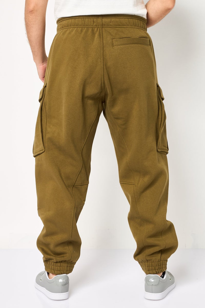 G-Star RAW Men Regular Fit Solid Cargo Sweatpants, Dark Olive - Image 4