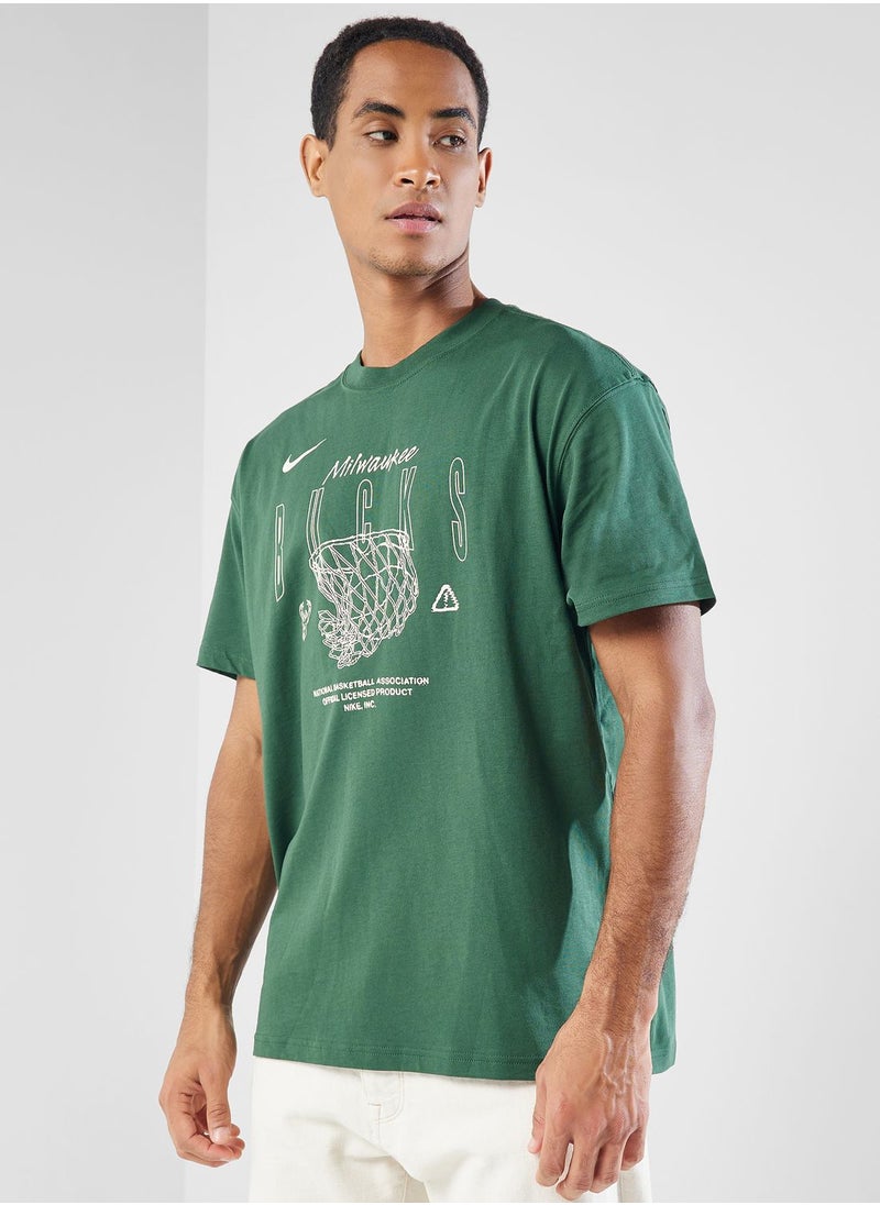 Nike - Milwaukee Bucks Mx90 T-Shirt - Image 1