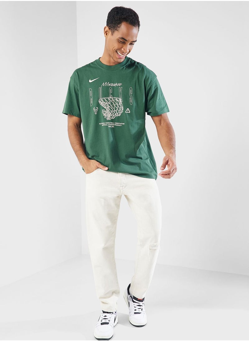Nike - Milwaukee Bucks Mx90 T-Shirt - Image 1