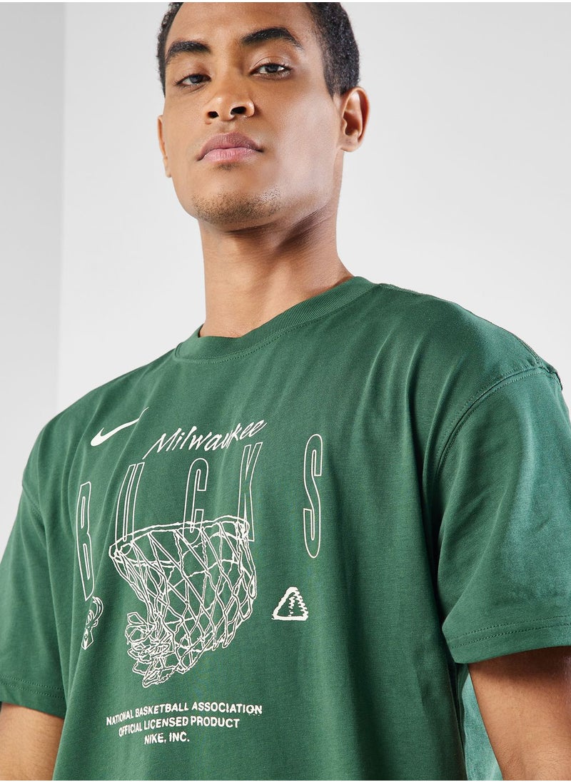 Nike - Milwaukee Bucks Mx90 T-Shirt - Image 1