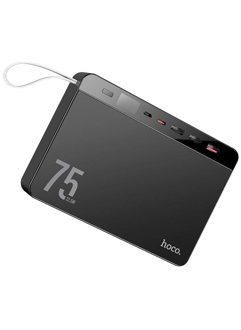 Hoco mobile charger power bank 75000 mAh(BLACK)