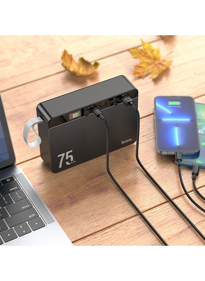 Hoco mobile charger power bank 75000 mAh(BLACK)