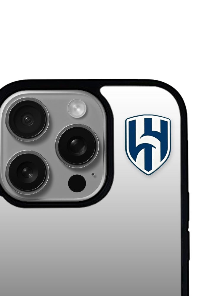2 in 1 Stickers New Al Hilal Logo Mobile Sticker High Quality 3D Metal Iron Number 2 for Al Hilal Saudi Fans Mobile Phone Stickers  - Image 2