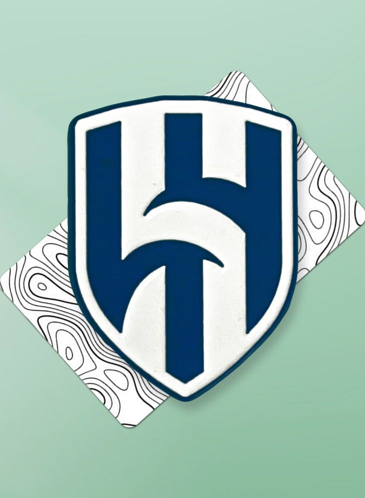 1 Stickers New Al Hilal Logo Mobile Sticker High Quality 3D Metal Iron Number 1 for Al Hilal Saudi Fans Mobile Phone Stickers - Image 1