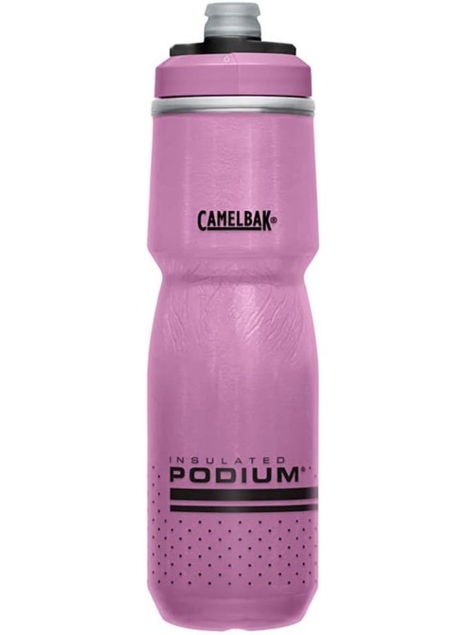 كاميلباك CamelBak Podium Chill Insulated Bike Water Bottle, 24oz, Purple - Image 1