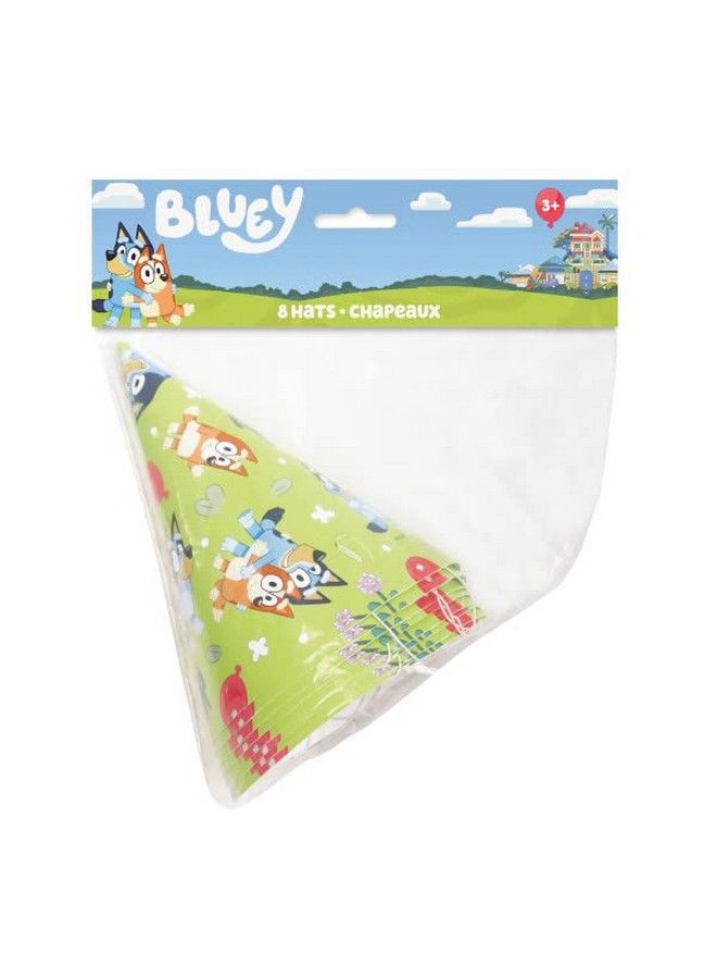 Unique Bluey Birthday Party Supplies Bundle Includes 8 Party Hats And 8 Party Blowouts - Image 4
