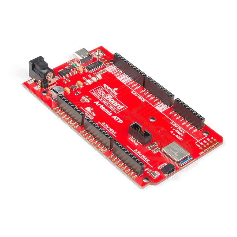 SparkFun RedBoard Artemis ATP - Machine Learning Development Board Includes 1 megabyte Flash USB-C Qwiic I2C MEMS Microphone Compatible with Arduino IDE Platform Run TenserFlow Models Mega Footprint