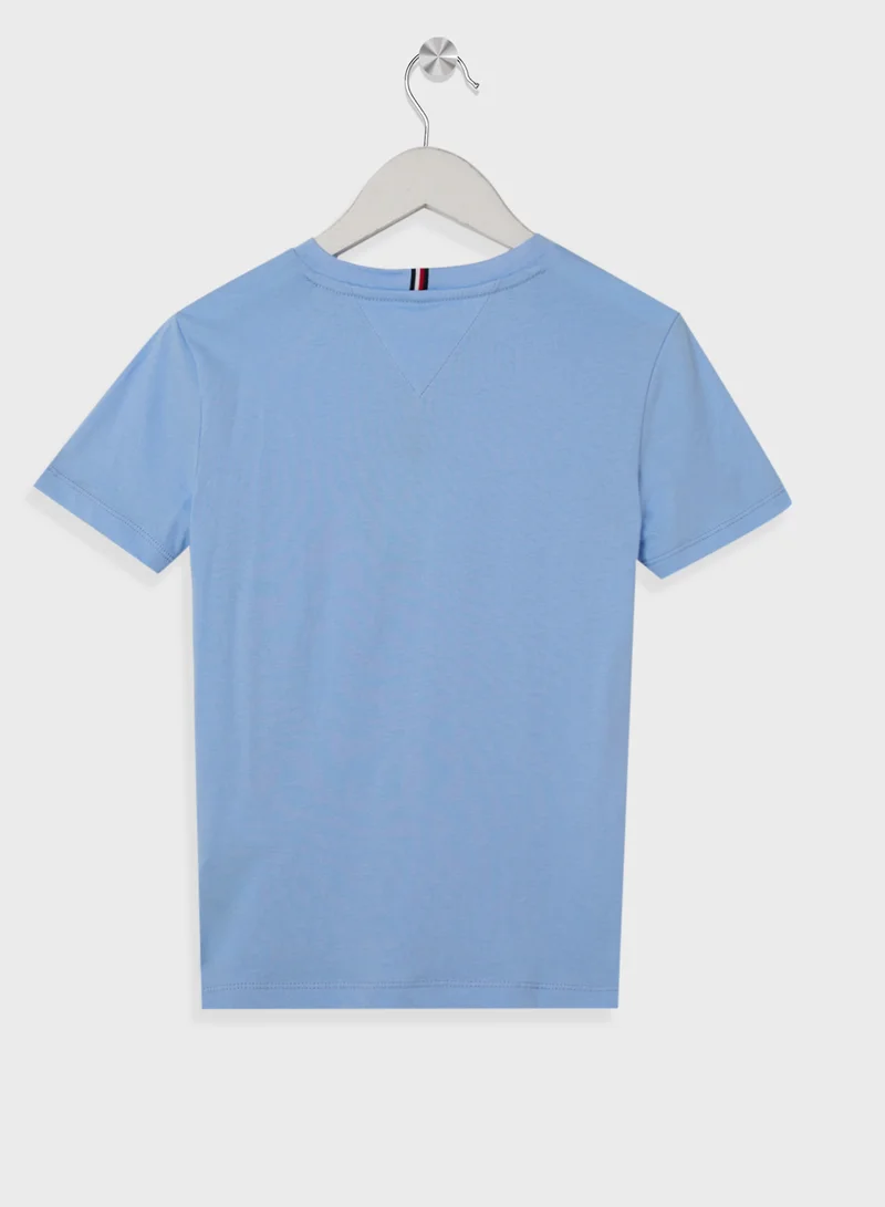 TOMMY HILFIGER MONOTYPE FLOCK REGULAR TEE SS