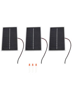 Thoraya 3pcs 4W Small Solar Panels for Solar Power Mini Solar Cells Photovoltaic Solar DIY Kits for Solar Light Phone Charger Flashlight  - Image 1