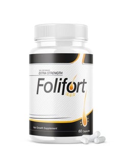 IDEAL PERFORMANCE Folifort Hair Growth Pills Felfort Extra Strength Vitamins Reviews Suppliment (60 Capsules) 
