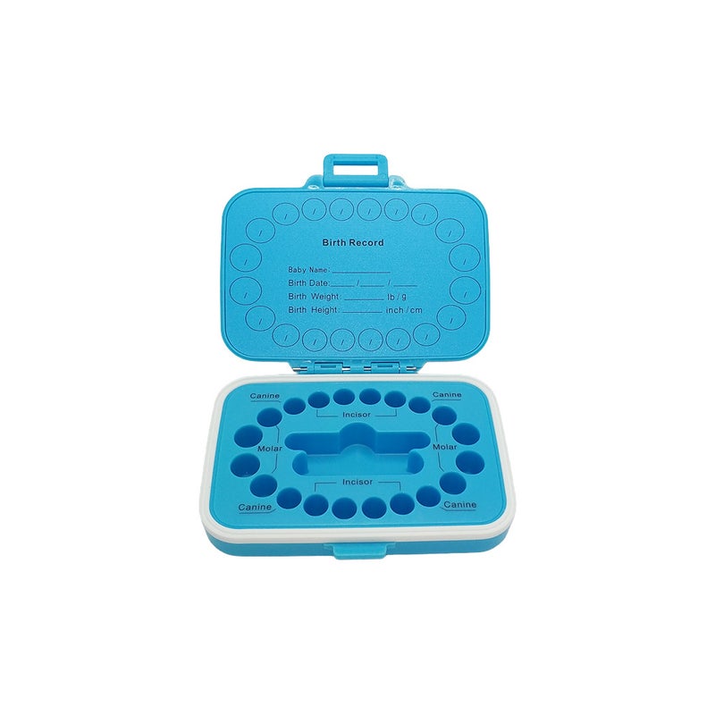 Children'S Deciduous Tooth Box Baby Lanugo Collection Plastic Tooth Storage Box Permanent Gift Cartoon Baby Toy - Image 5