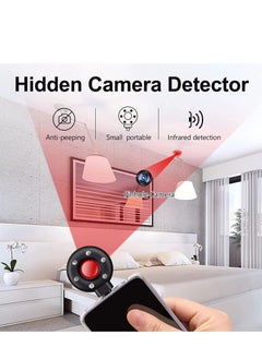 SYOSI Hidden Camera Detectors, Camera Detector spy Camera Finder Privacy Protector, Listening Device Detector, RF Signal Detector with Infrared Viewfinders Pocket Sized USB C  Lightning Charging Black  - Image 5