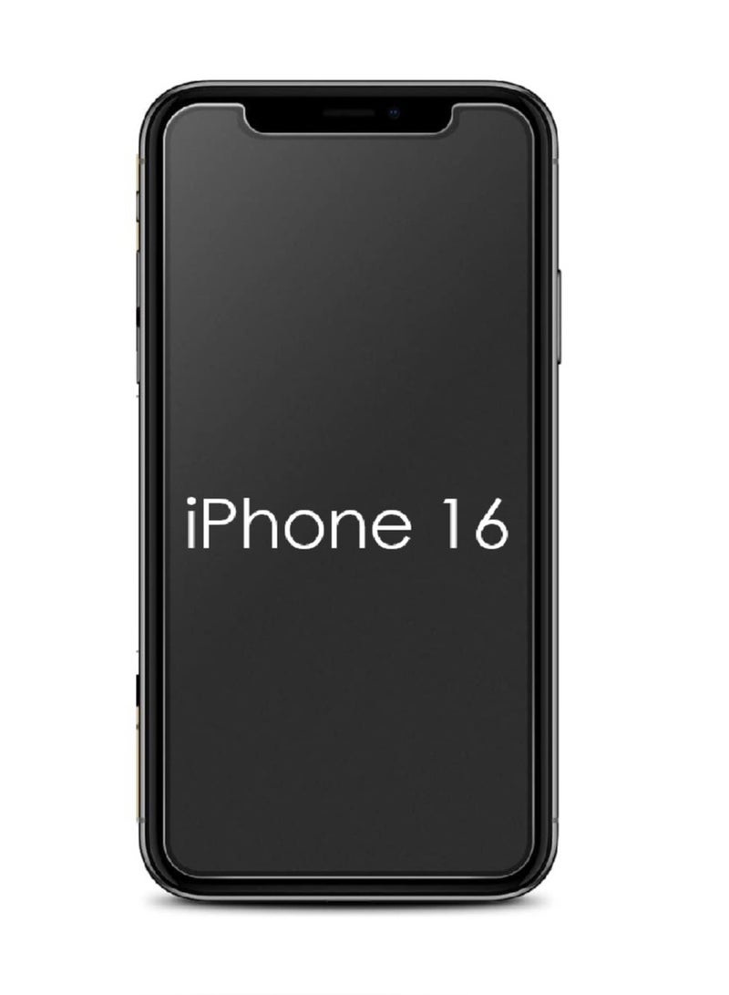 DUSALA Matte Ceramic Screen Protector for iPhone 16, 1 Pack, Matte, Anti-Spy, Full Adhesive, Flexible, [Not Glass], Full Adhesive Anti-Spy Flexible Case (iPhone 16) - Image 1