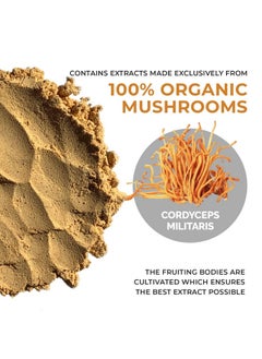 Real Mushrooms Cordyceps Powder Performance Mushroom Extract Powder With Organic Cordyceps Militaris For Energy & Immune Support Vegan Cordyceps Mushroom Supplement Nongmo 60 Servings  - Image 3