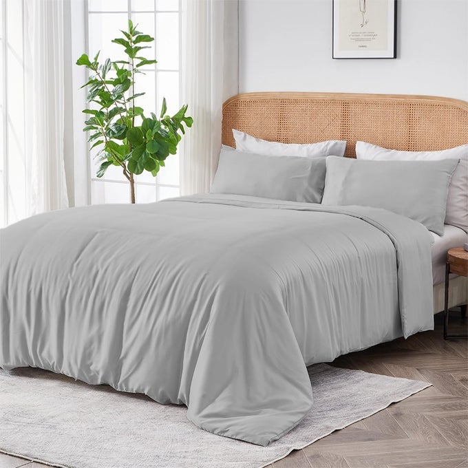 AIRYWEIGHT TENCEL DUVET COVER 100 LYOCELL DERIVED FROM EUCALYPTUS BUTTERY SOFT BEST COOLING SHEETS BY ARCHITECTURAL DIGEST DOVE FULLQUEEN 90X90