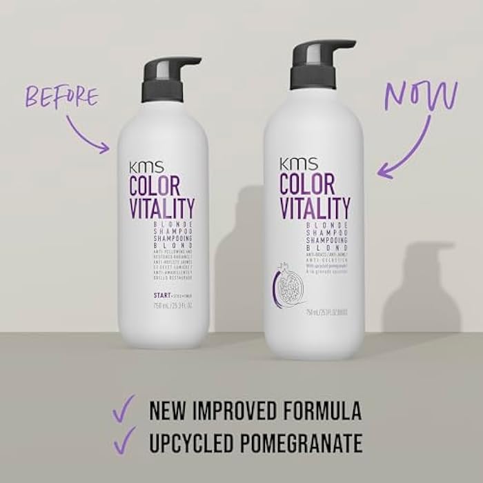 KMS COLORVITALITY Blonde Illuminating Purple Conditioner - Image 4