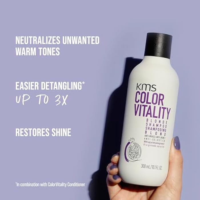 KMS COLORVITALITY Blonde Illuminating Purple Conditioner - Image 5
