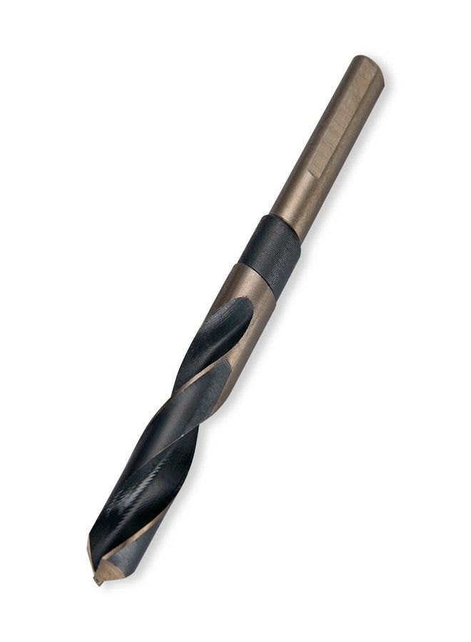 EFFICERE 8-Piece Premium 1/2” Reduced Shank Silver and Deming Large Drill Bit Set in Aluminum Carry Case, M2 High Speed Steel, 135-Degree Split Point | SAE Inch Size 9/16” - 1” by 1/16th Increment - Image 5