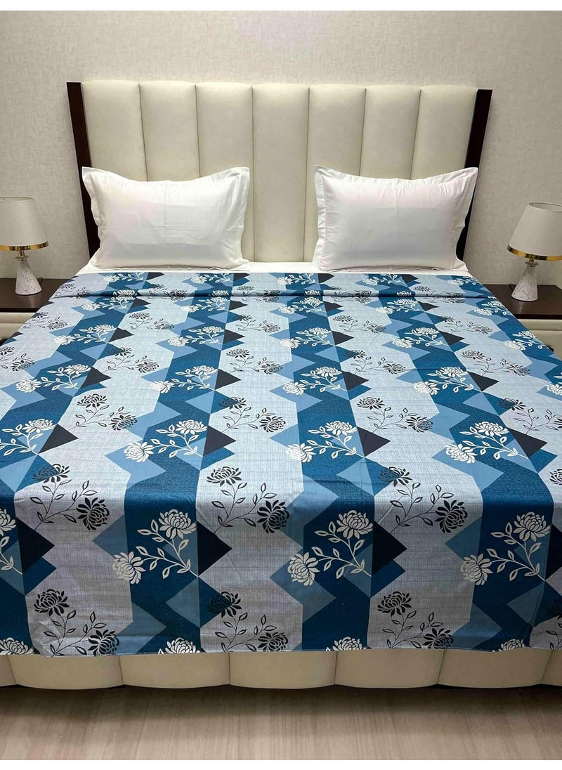Pure Decor Pure Decor Batik Collection 100 Pure Cotton King Size Duvet CoverDoharQuiltRajai Cover with Zipper 1 Double Bed Blanket Cover with Zipper Duvet Cover 88 X 96 4713  - Image 2