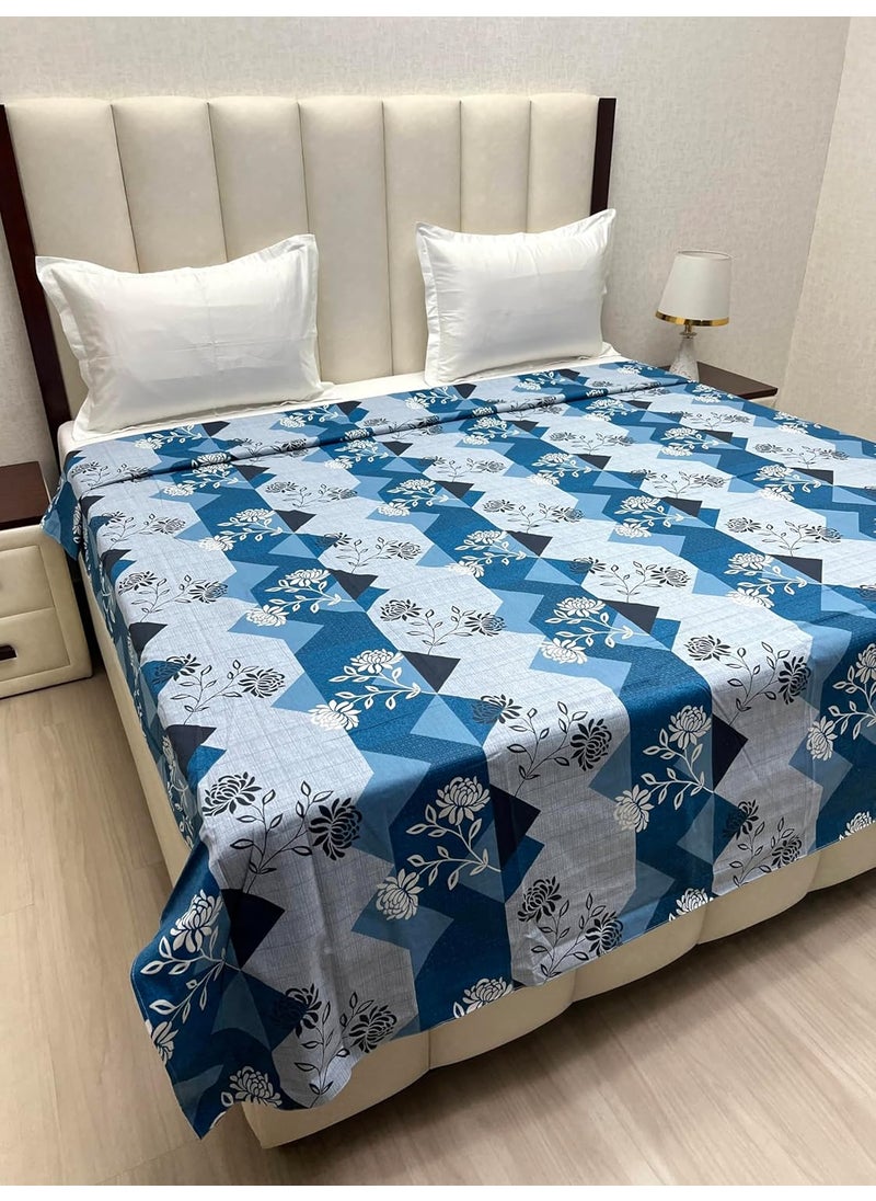 Pure Decor Pure Decor Batik Collection 100 Pure Cotton King Size Duvet CoverDoharQuiltRajai Cover with Zipper 1 Double Bed Blanket Cover with Zipper Duvet Cover 88 X 96 4713  - Image 1