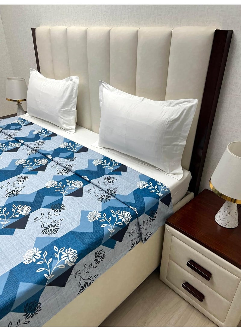 Pure Decor Pure Decor Batik Collection 100 Pure Cotton King Size Duvet CoverDoharQuiltRajai Cover with Zipper 1 Double Bed Blanket Cover with Zipper Duvet Cover 88 X 96 4713  - Image 3