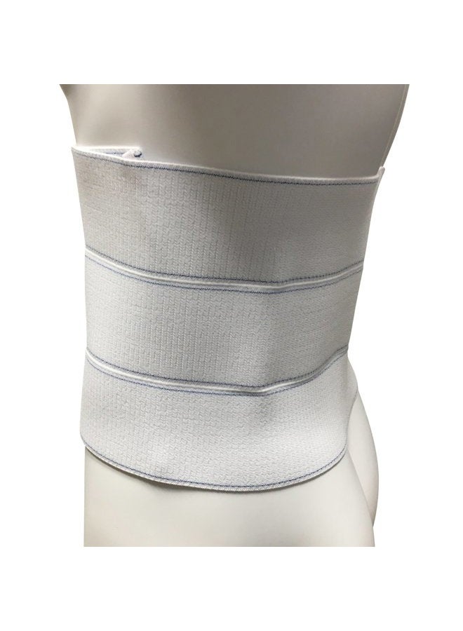 OTC Abdominal Binder, Chest Support Brace, Rib Fracture, Unisex, Three-panel, White (Three-Panel), Large - Image 4